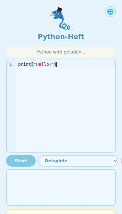 Bildschirm zeigt Python-Code beim Schreiben