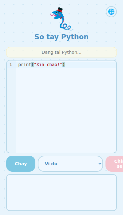 Màn hình hiển thị đang gõ code Python